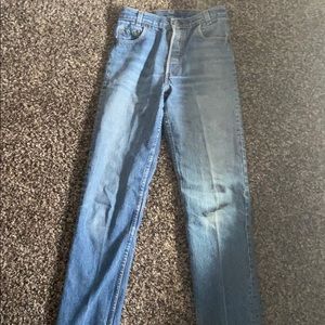 High waisted Levi’s jeans